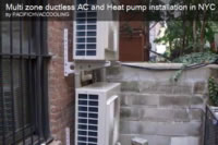 Video of Daikin multi zone ductless Air conditioning heat pump 