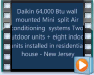 Daikin 4MX eight zones system